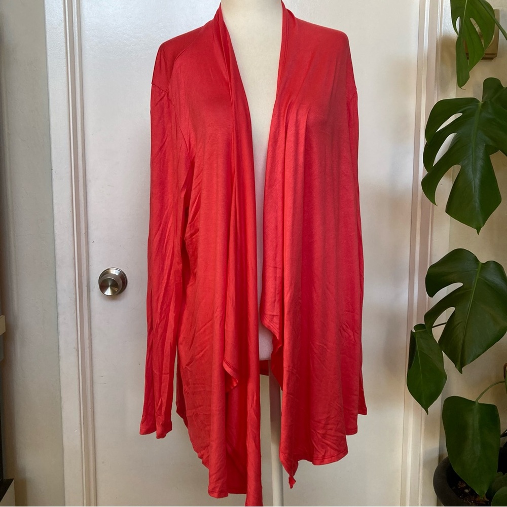 122- American Retro Flowy Open Cardigan